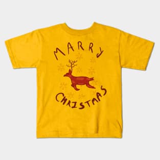 Santa's Loyal Buddy Kids T-Shirt